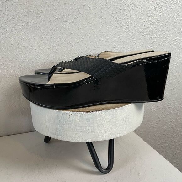Calvin Klein Gemma Wedge Platform Sandals Size 9.5M EUC - Picture 2 of 6